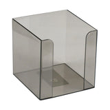 Paper cube holder Delta D4005, 90x90x90 mm, charcoal-grey