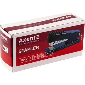 Heftgerät Nr. 24/6 Axent Exakt-2 4925-02-A, Metall, 25 Blatt, blau