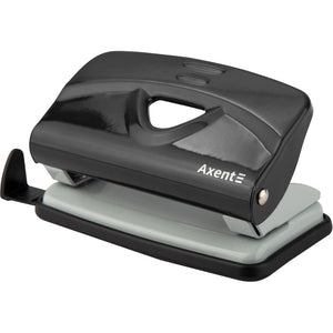 Hole punch Axent Exakt-2 metal, 10sheets, black