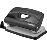 Hole punch Axent Exakt-2 metal, 10sheets, black