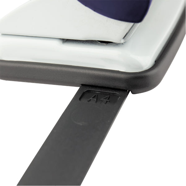 Hole punch Axent Exakt-2 3910-02-A, metal, 10 sheets, blue