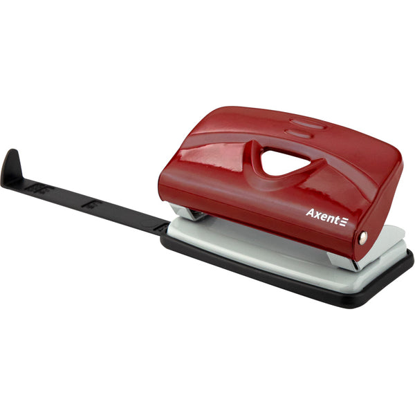 Locher Axent Exact-2 3910-06-A, Metall, 10 Blätter, rot