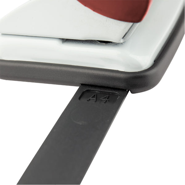 Locher Axent Exact-2 3910-06-A, Metall, 10 Blätter, rot