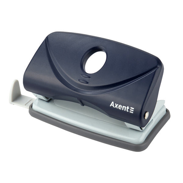 Locher Axent Welle-2 3810-02-A, Kunststoff, 10 Blätter, blau