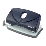 Locher Axent Welle-2 3810-02-A, Kunststoff, 10 Blätter, blau