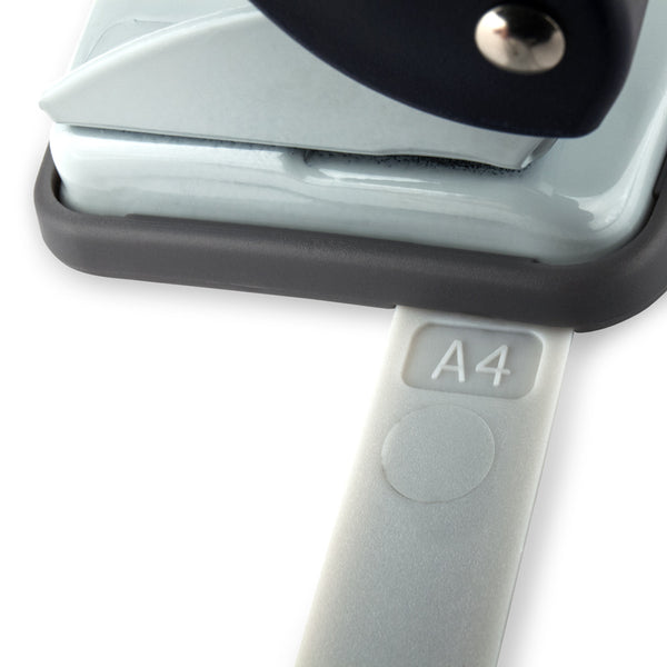 Locher Axent Welle-2 3810-02-A, Kunststoff, 10 Blätter, blau