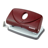 Locher Axent Welle-2 3810-06-A, Kunststoff, 10 Blätter, rot