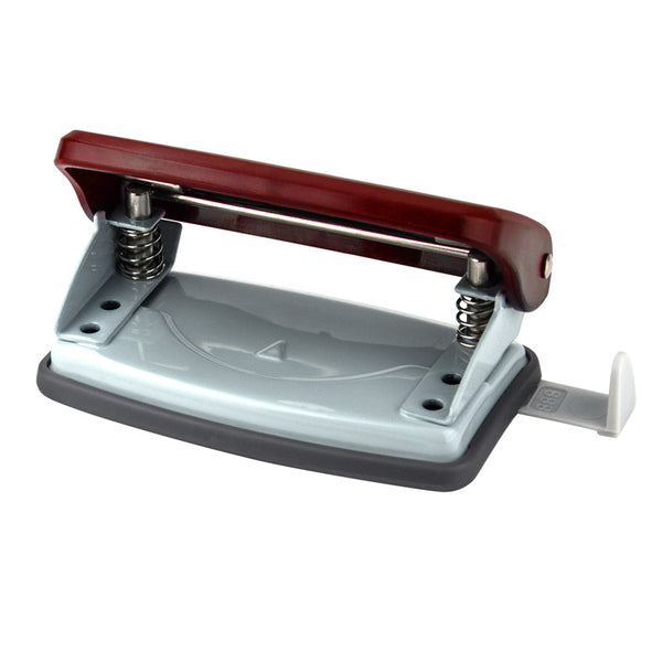 Hole punch Axent Welle-2 3810-06-A, plastic, 10 sheets, red