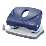 Hole punch Axent Welle-2 3820-02-A, plastic, 20 sheets, blue