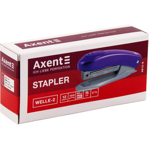 Heftgerät Nr. 10 Axent Welle-2 4813-10-A, Kunststoff, 12 Blatt, rosa