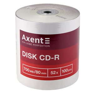 CD-R Axent 8101-A 700MB/80min 52X, 100 pcs, bulk