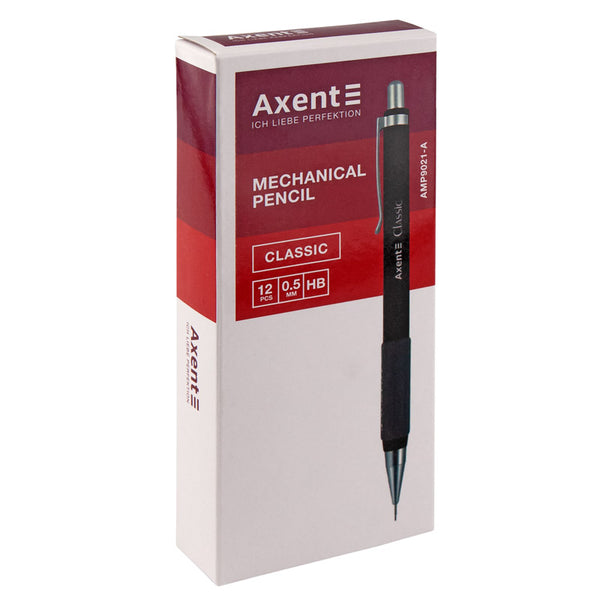 Mechanical pencil Axent Classic AMP9021-A with eraser, HB, 0.5 mm