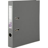 Lever-arch file Delta D1711-03P, 5 cm, double-sided, non-assembled, grey