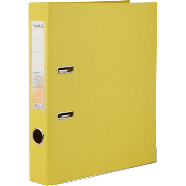Lever-arch file Delta D1711-08P, 5 cm, double-sided, non-assembled, yellow