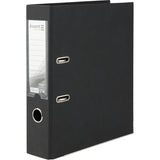 Lever-arch file Delta D1712-01P, 7,5 cm, double-sided, non-assembled, black