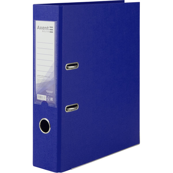 Lever-arch file Delta D1712-02P, 7,5 cm, double-sided, non-assembled,  dark blue