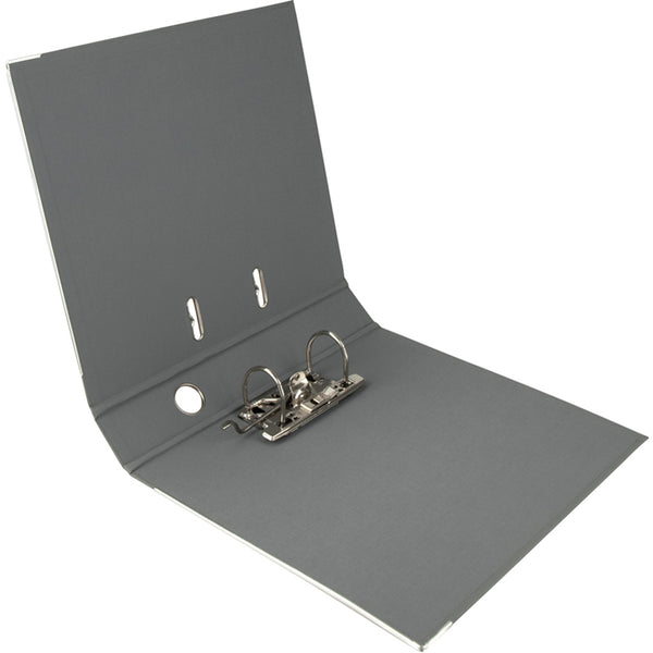 Lever-arch file Delta D1712-03P, 7,5 cm, double-sided, non-assembled, grey