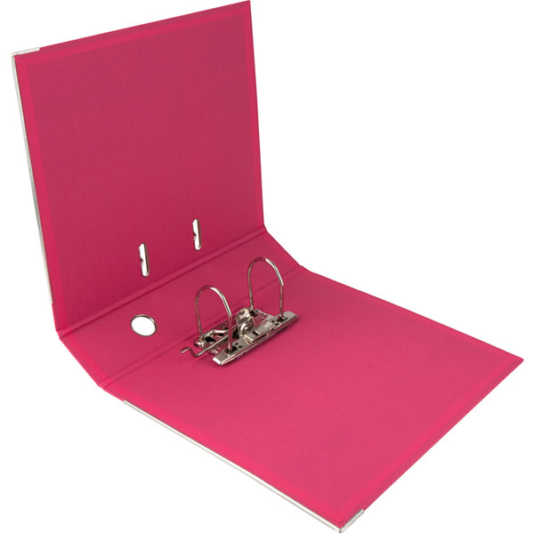 Lever-arch file Delta D1712-05P, 7,5 cm, double-sided, non-assembled, pink