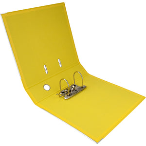 Lever-arch file Delta D1712-08P, 7,5 cm, double-sided, non-assembled, yellow