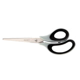 Büroscheren Axent Duoton Soft 6102-01-A, 21 cm, mit gummierten Komfort-Griffen, grau-schwarz