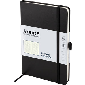 Notizbuch Axent Partner 8201-A, 125x195 mm, 96 Blatt, kariert