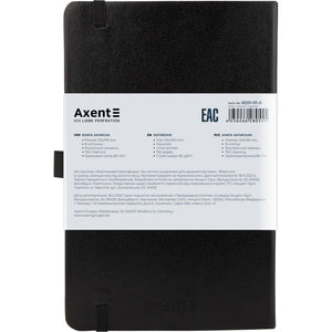 Notizbuch Axent Partner 8201-A, 125x195 mm, 96 Blatt, kariert