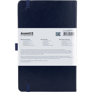 Notizbuch Axent Partner 8201-02-A, 125x195 mm, 96 Blatt, kariert