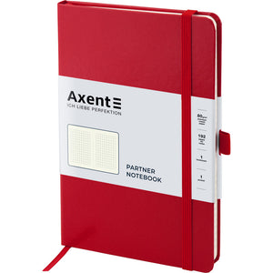 Notizbuch Axent Partner 8201-03-A, 125x195 mm, 96 Blatt, kariert