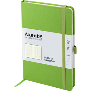 Notizbuch Axent Partner 8201-04-A, 125x195 mm, 96 Blatt, kariert