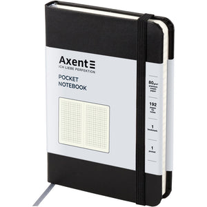 Notebook Axent Partner 8301-A, 95*140, 96sheets, square, black