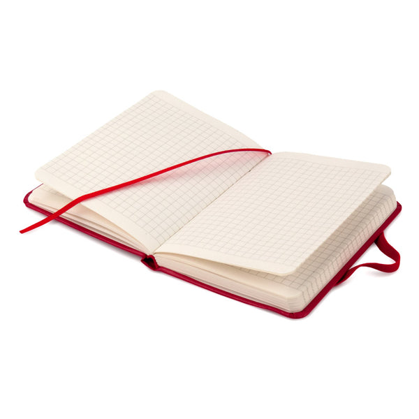 Notebook Axent Partner 8301-03-A, 95*140 mm, 96 pages, squared paper, red
