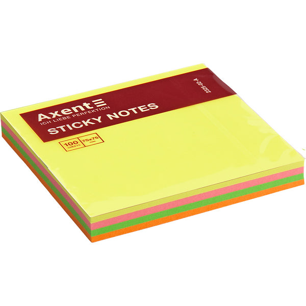 Haftnotizblock Axent 2325-A, 75x75 mm
