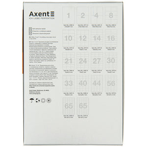 Etiketten Axent 2463-A, selbstklebend A4 - 16 St./Bl.