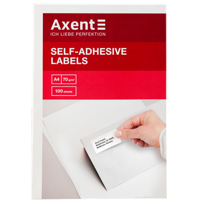 Etiketten Axent 2465-A, selbstklebend A4 - 24 St./Bl.