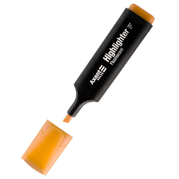 Textmarker Delta D2501-12, 1-5 mm, keilförmiger, orange