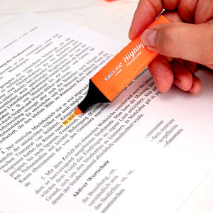 Textmarker Delta D2501-12, 1-5 mm, keilförmiger, orange