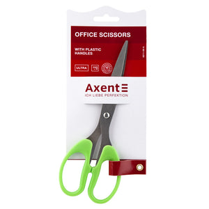 Büroscheren Axent Ultra 6211-09-A, 19 cm, mit Kunststoffgriffen, salatgrün