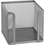 Notizzettelwürfel Axent 2112-03-A, Metallgitter, 100x100x100 mm, silber