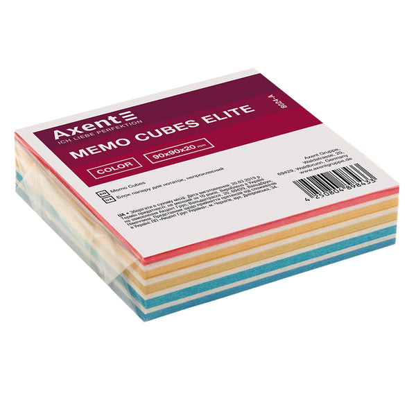 Notizzettel Axent Elite "Color" 8024-A, 90х90х20 mm