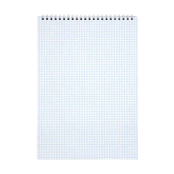 Spiral notebook Delta D8013-01, А4, 48 sheets, squared paper, assorted colours