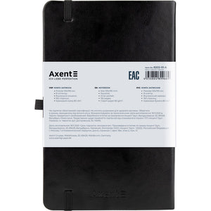 Notizbuch Partner Lux Lux 8202-01-A, A5-, 125x195 mm, 96 Blatt, kariert, harter Einband, blau