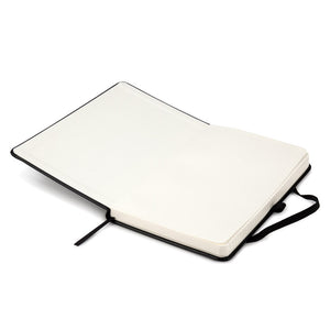 Notizbuch Partner Lux Lux 8202-01-A, A5-, 125x195 mm, 96 Blatt, kariert, harter Einband, blau