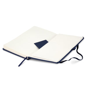 Notizbuch Axent Partner Lux 8202-02-A, A5-, 125x195 mm, 96 Blatt, kariert, harter Einband, blau