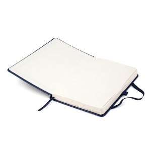 Notizbuch Axent Partner Lux 8202-02-A, A5-, 125x195 mm, 96 Blatt, kariert, harter Einband, blau