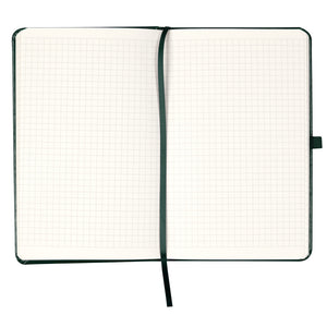 Notizbuch Axent Partner Lux 8202-04-A, A5-, 125x195 mm, 96 Blatt, kariert, harter Einband, grün