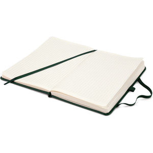 Notizbuch Axent Partner Lux 8202-04-A, A5-, 125x195 mm, 96 Blatt, kariert, harter Einband, grün