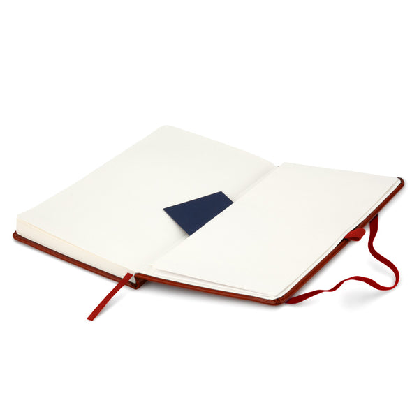 Notizbuch Axent Partner Lux 8202-05-A, A5-, 125x195 mm, 96 Blatt, kariert, harter Einband, bordeaux