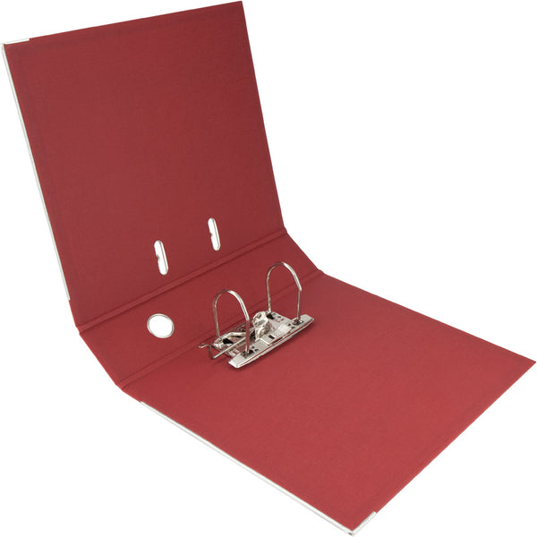 Lever-arch file Delta D1712-37P, 7,5 cm, double-sided, non-assembled, bordo
