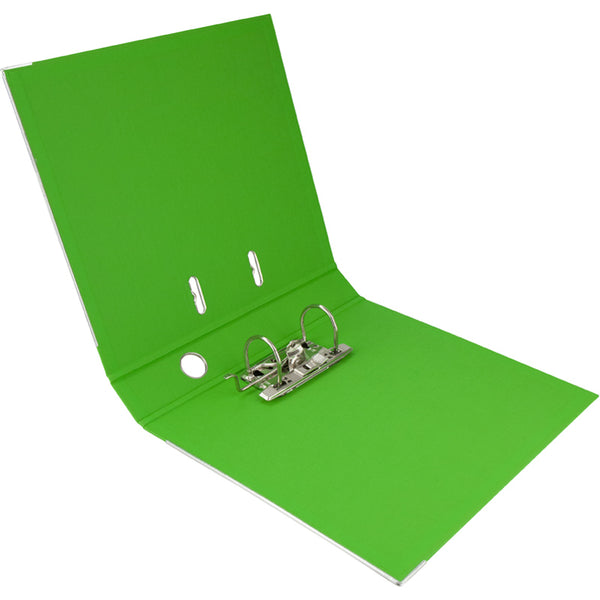 Lever-arch file Delta D1712-30P, 7,5 cm, double-sided, non-assembled, light green