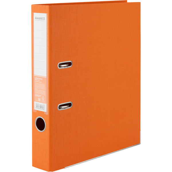 Ordner Axent Prestige+ 1721-12P-A, beidseitig, A4, 50 mm, zerlegt, orange